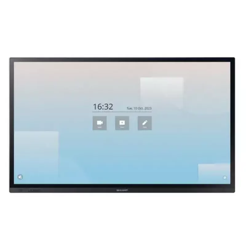Schermo piatto interattivo Sharp PN-LA862 86 pollici 4K Ultra HD touchscreen nero