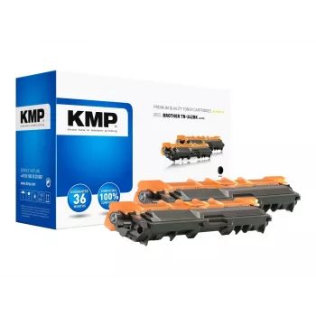 KMP DOUBLEPACK B-T57D - confezione da 2 - nero - compatibile - cartuccia toner (alternativa a: Brother TN242BK) - per Brother DCP-9017, DCP-9022, HL-3142, HL