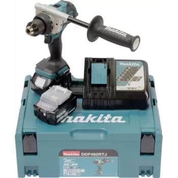 Avvitatore a batteria Makita DDF492RTJ 18V con due batterie