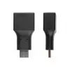 Adattatore USB da USB C a USB A Alcasa USB-AD201 nero