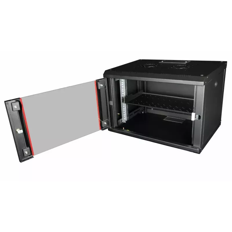 Ripiano fisso per rack EQUIP 19 pollici, 1HE, profondità 400 mm, nero, larghezza 485 mm