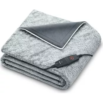Coperta termica Beurer HD 75 Nordic grigio verde Planet, 180 x 130 cm