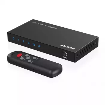 Switch video MicroConnect MC-HDMISWITCH0301-4K 4K 60Hz metallo nero