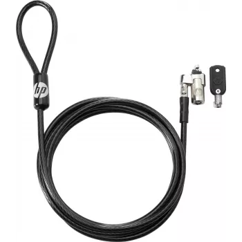 Cavo di sicurezza HP Nano Keyed Security Lock 1AJ39UT — cavo di sicurezza con chiave per laptop/dispositivi
