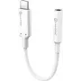 ALOGIC Elements Pro - adattatore da USB-C a jack audio - USB-C maschio a mini jack femmina - 10 cm - bianco - chip attivo (ELPC35A-WH)
