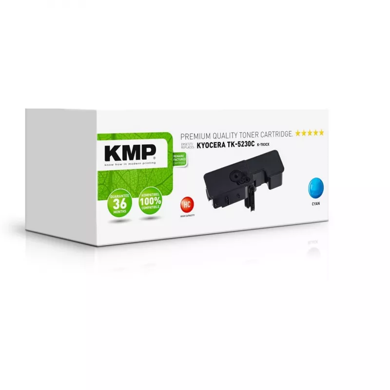 Toner KMP Kyocera TK-5230C 2200 pagine ciano