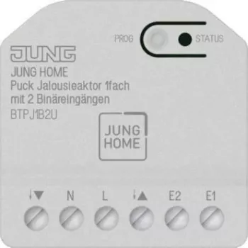Attuatore per tapparelle (1 canale) Jung HOME Puck BTPJ1B2U con 2 ingressi binari