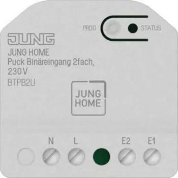 Jung BT P B2 U JUNG HOME Puck ingresso binario 2 canali 230 V ~ TE (BTPB2U)