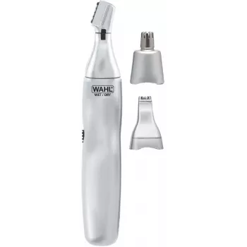 Trimmer di precisione Wahl 3 in 1 per orecchie, naso e sopracciglia, argento