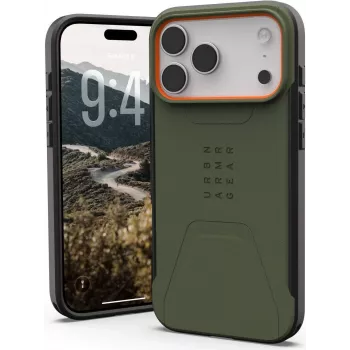Custodia UAG Urban Armor Gear Civilian MagSafe | Apple iPhone 17 Pro Max | oliva/pop-orange | 114546117297 (114546117297)