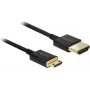 Cavo HDMI DeLOCK 85118 0,25 m HDMI Type-A su Type-C nero