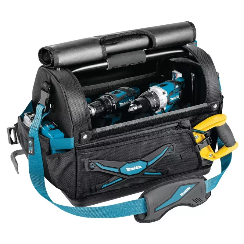 Valigetta per utensili Makita E-05446 nero, blu plastica, poliestere, acciaio