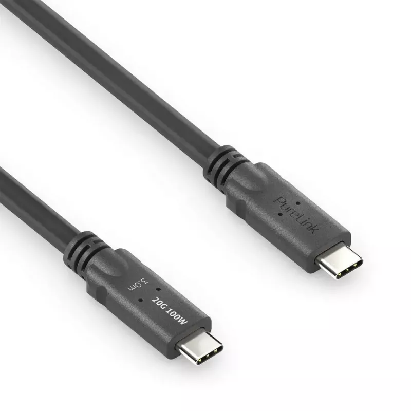 Cavo USB4 Gen 2x2 PureLink PI6600-030 USB‑C a USB‑C 3 m, 20 Gbit/s, schermato magnetico, nero