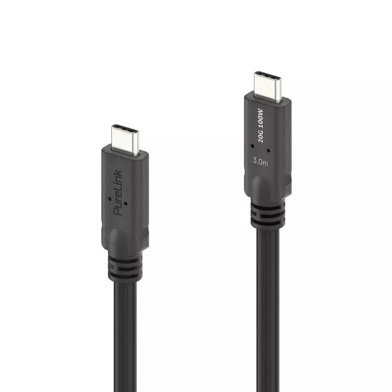 Cavo USB4 Gen 2x2 PureLink PI6600-030 USB‑C a USB‑C 3 m, 20 Gbit/s, schermato magnetico, nero