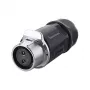 Connettore per cavo Alcasa IC01-20P202 S1 corrente 2 poli nero
