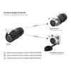 Connettore per cavo Alcasa IC01-20P202 S1 corrente 2 poli nero