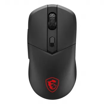 Mouse gaming MSI VERSA 300 WIRELESS 8K, ambidestro, ottico, 2600 DPI, 6 tasti, nero