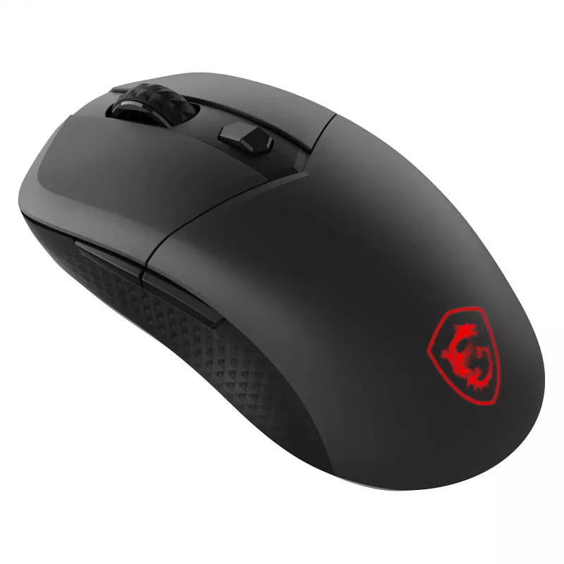 Mouse gaming MSI VERSA 300 WIRELESS 8K, ambidestro, ottico, 2600 DPI, 6 tasti, nero
