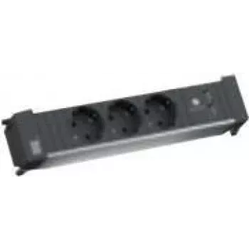 BACHMANN POWER FRAME Medium 3x presa Schuko 1x caricabatterie USB