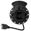 Adattatore QR universale Asetek SimSports USB-A con interasse fori 70 mm e 50,8 mm – nero