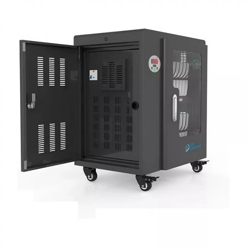Carrello di ricarica per tablet GoodConnections ANTARES T20 disinfezione UVC nero