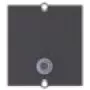Bachmann modulo custom - faceplate modulare snap-in - mini-phone stereo 3,5 mm - nero (917.091)