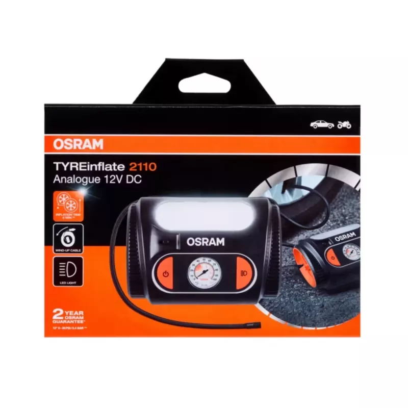 Osram Tyreinflate 2110 compressore automotive 12 V