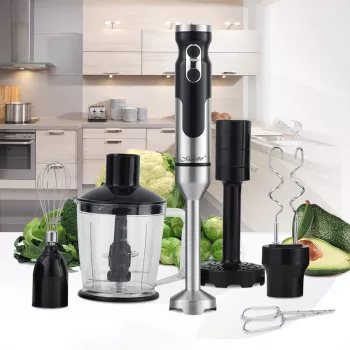 Frullatore a immersione Maestro MR-567 nero acciaio inox