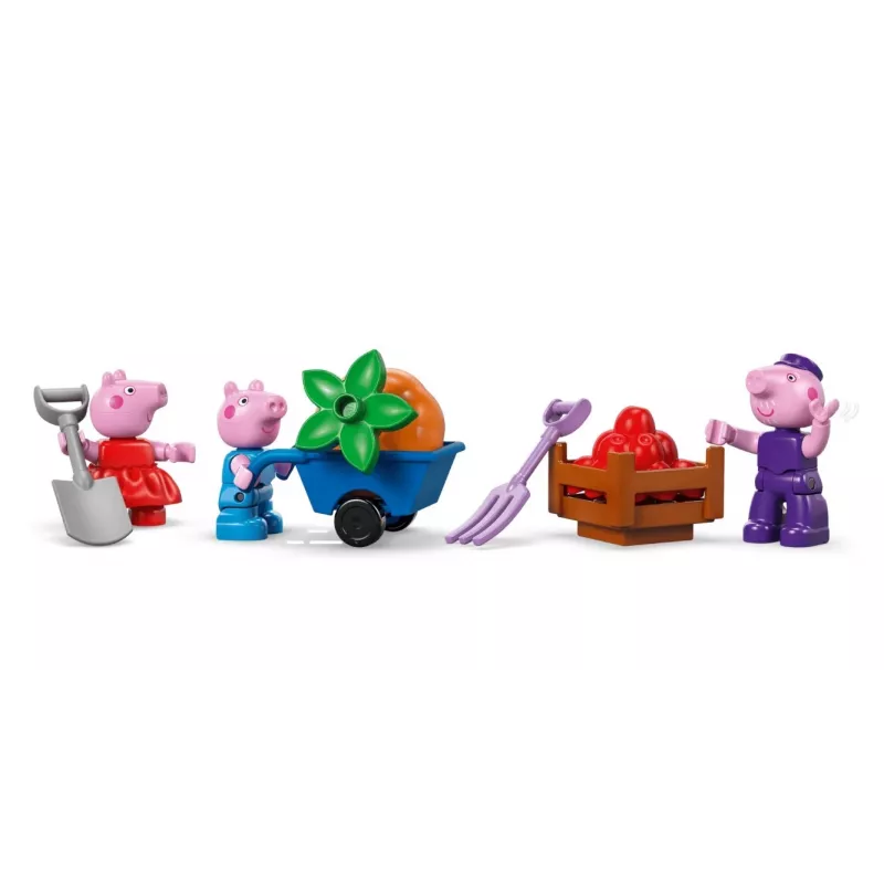 DUPLO Peppa Pig 10461 il giardino e la serra del nonno Pig mattoncini