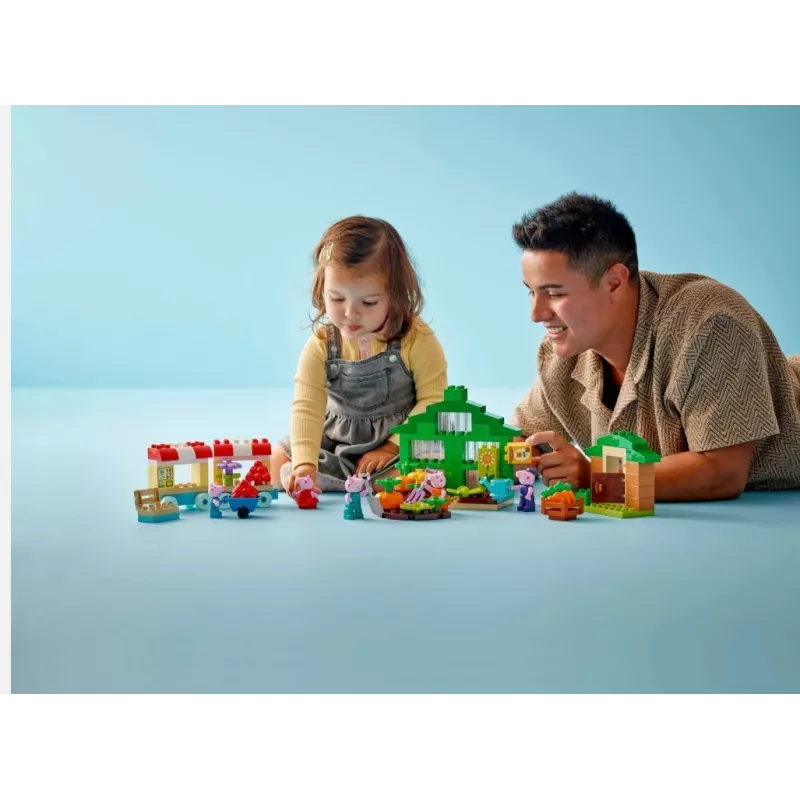 DUPLO Peppa Pig 10461 il giardino e la serra del nonno Pig mattoncini