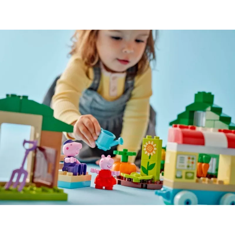 DUPLO Peppa Pig 10461 il giardino e la serra del nonno Pig mattoncini