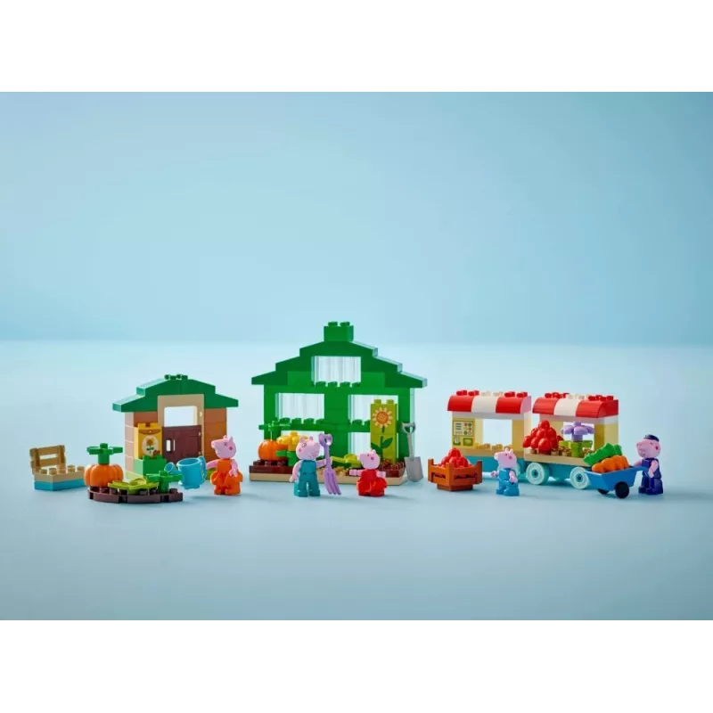 DUPLO Peppa Pig 10461 il giardino e la serra del nonno Pig mattoncini