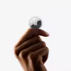 Portachiavi Finder Apple AirTag argento bianco