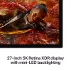 Monitor Apple Studio Display XDR 27 pollici 5K Ultra HD LED, vetro standard, supporto regolabile in inclinazione e altezza, argento