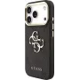 GUESS Hard Cover 4G Metal Logo nero, per Apple iPhone 17 Pro, GUHCP17L4GMGCGR (GUHCP17L4GMGCGR)