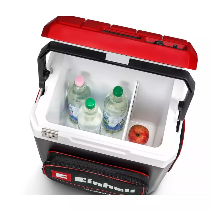 Frigorifero portatile Einhell TE-COL 18/27 Li‑Solo 27 L a batteria/elettrico, raffreddamento 20–60 °C, tasca frontale