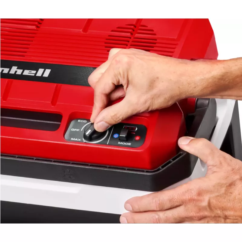 Frigorifero portatile Einhell TE-COL 18/27 Li‑Solo 27 L a batteria/elettrico, raffreddamento 20–60 °C, tasca frontale