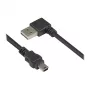 Cavo di collegamento Good Connections USB 2.0 EASY connettore maschio A su connettore maschio Mini-B - angolato - nero - 0,5 m