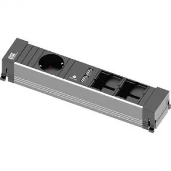 Bachmann POWER FRAME multipresa, 3 uscite, 10 cm, ingresso GST18i3, nero