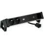 Bachmann 937.306 DESK2 ALU multipresa, nero, 2x Schuko, 1x USB-C 60 W