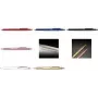 Portamina rotring 600 metallic pearl white 0,5 mm – fusto in metallo, impugnatura zigrinata