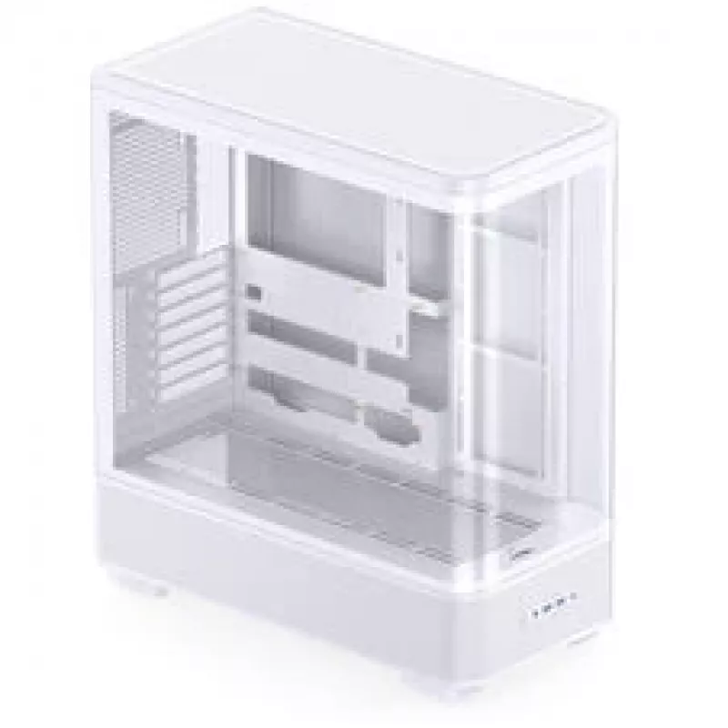 Case Jonsbo TK-5, midi tower, ATX, vetro temperato – bianco