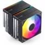Dissipatore CPU Jonsbo CB80 dual tower con 2 ventole PWM RGB da 120 mm – nero