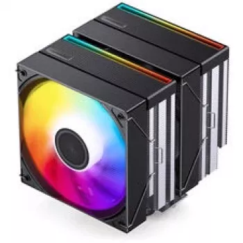 Dissipatore CPU Jonsbo CB80 dual tower con 2 ventole PWM RGB da 120 mm – nero