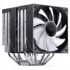 Dissipatore CPU Jonsbo CB80 dual tower con 2 ventole PWM RGB da 120 mm – nero