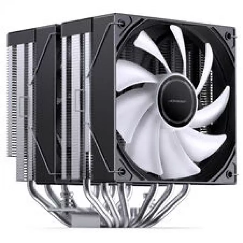 Dissipatore CPU Jonsbo CB80 dual tower con 2 ventole PWM RGB da 120 mm – nero