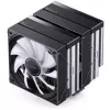 Dissipatore CPU Jonsbo CB80 dual tower con 2 ventole PWM RGB da 120 mm – nero