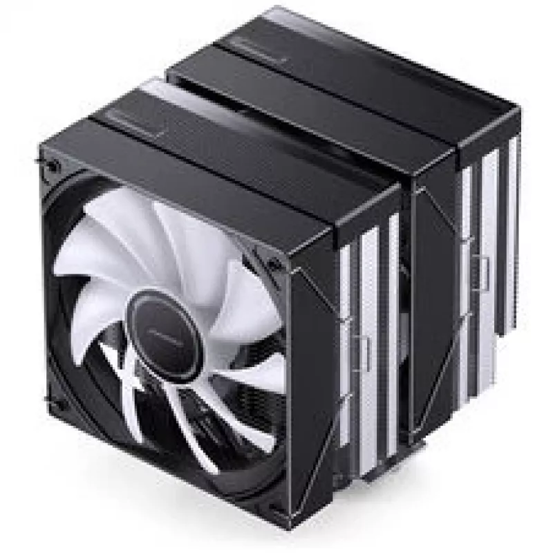 Dissipatore CPU Jonsbo CB80 dual tower con 2 ventole PWM RGB da 120 mm – nero