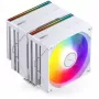 Dissipatore CPU Jonsbo CB80 dual tower con 2 ventole PWM ARGB da 120 mm — bianco