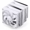 Dissipatore CPU Jonsbo CB80 dual tower con 2 ventole PWM ARGB da 120 mm — bianco